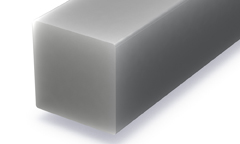 Vierkantschnur Silikon grau