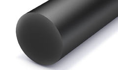 Silikonrundschnur schwarz